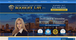 Desktop Screenshot of boohofflaw.com