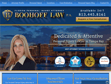 Tablet Screenshot of boohofflaw.com